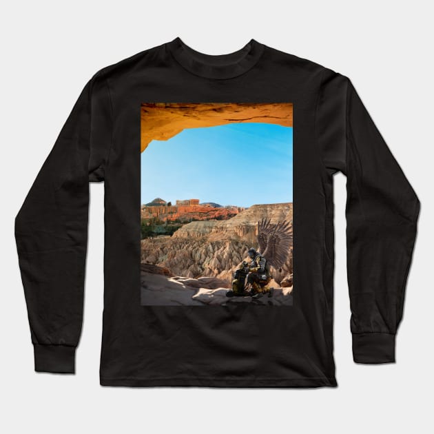 Cave Long Sleeve T-Shirt by Shaheen01